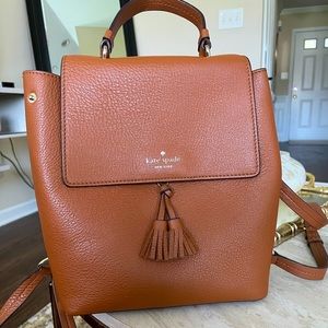 Kate spade hayes leather medium backbag purse